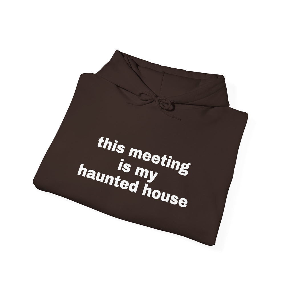 This Meeting Is My Haunted House Hoodie