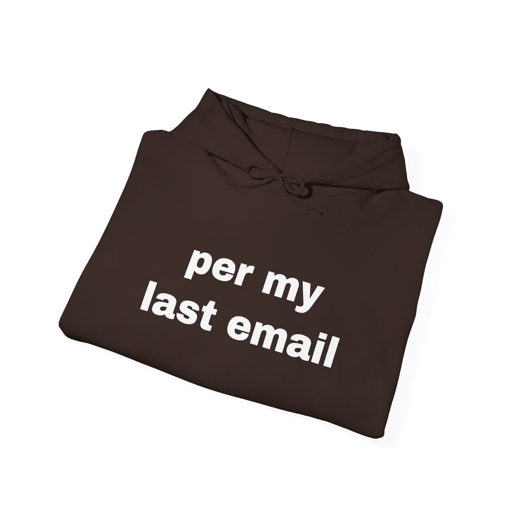 Per My Last Email Hoodie