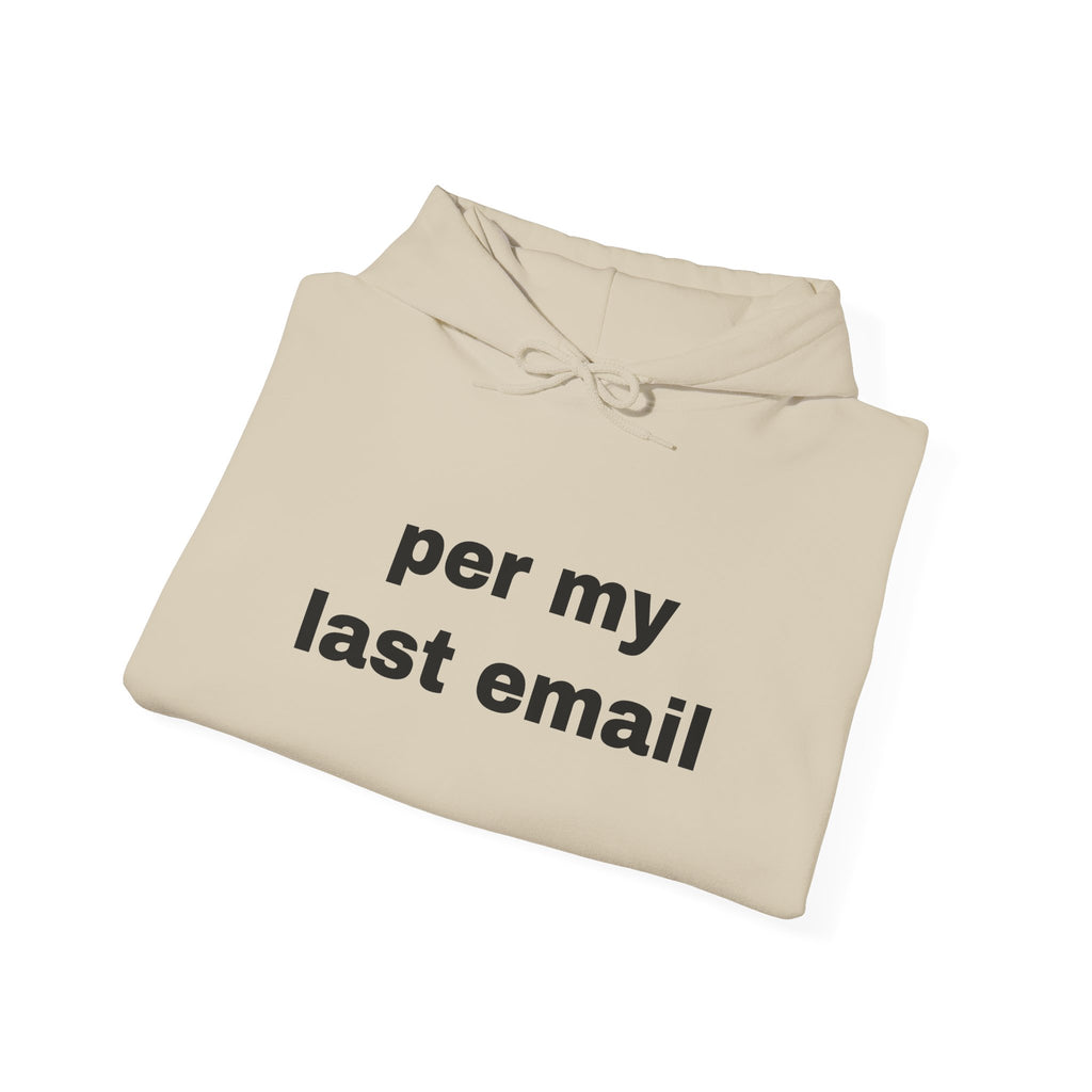 Per My Last Email Hoodie