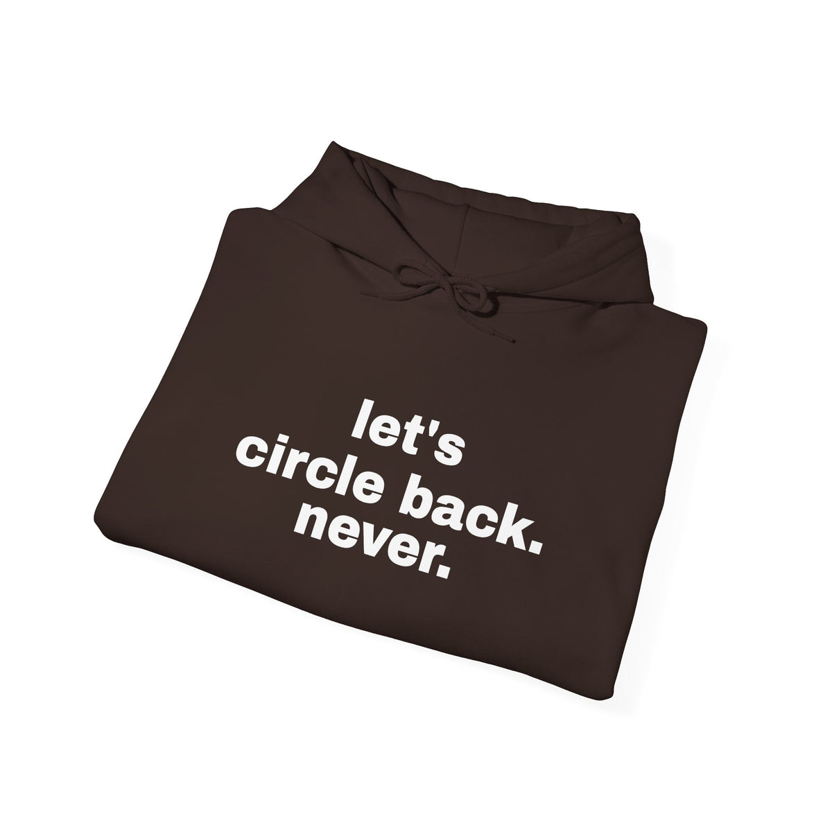Let's Circle Back. Never. Hoodie