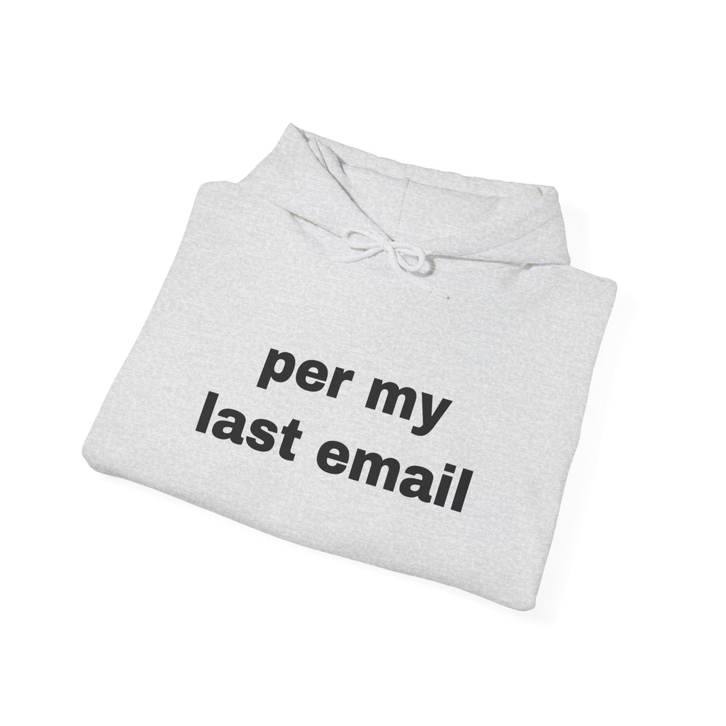 Per My Last Email Hoodie