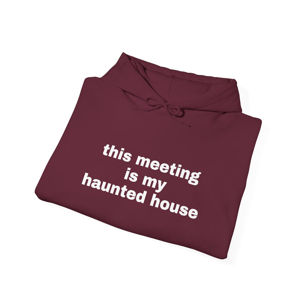 This Meeting Is My Haunted House Hoodie