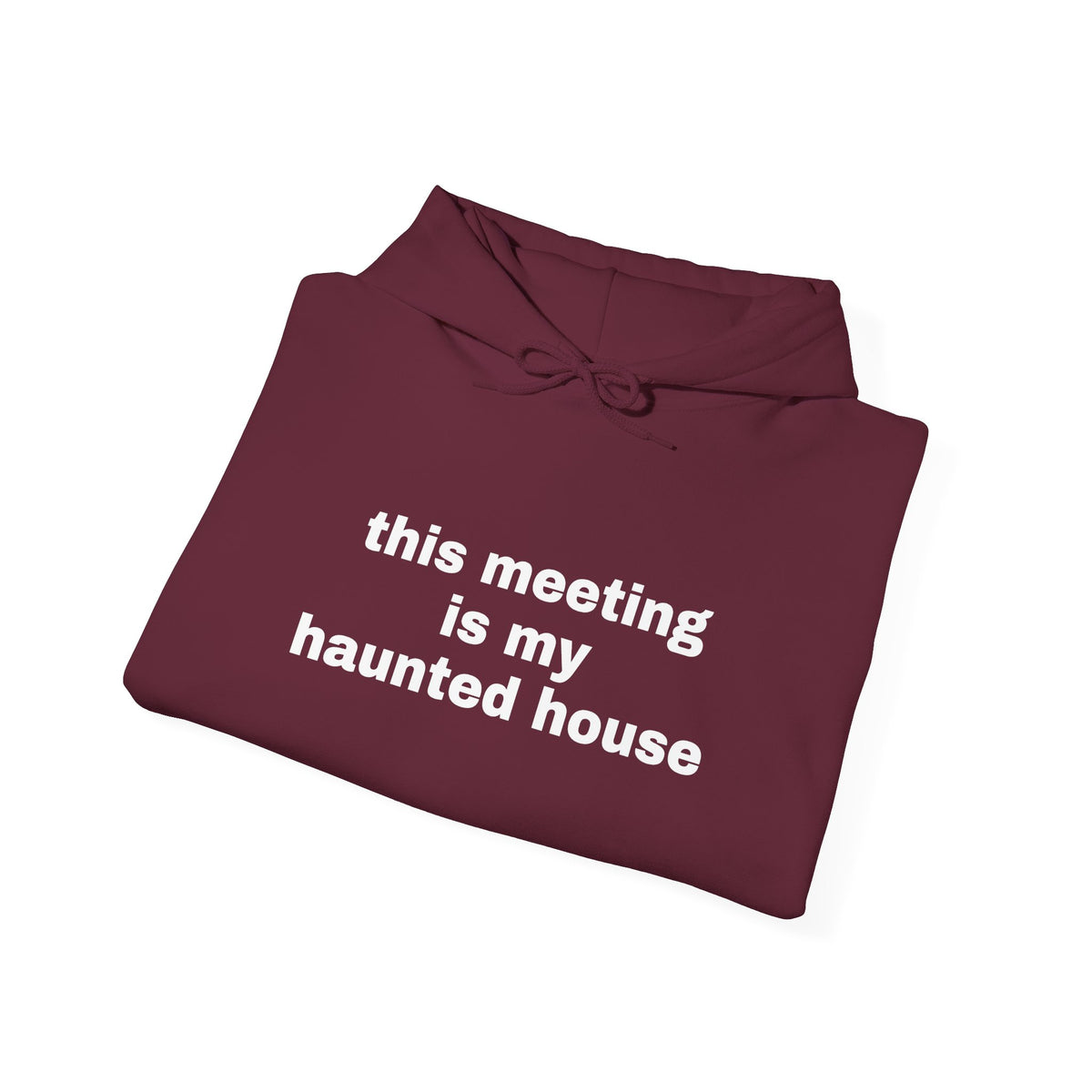 This Meeting Is My Haunted House Hoodie