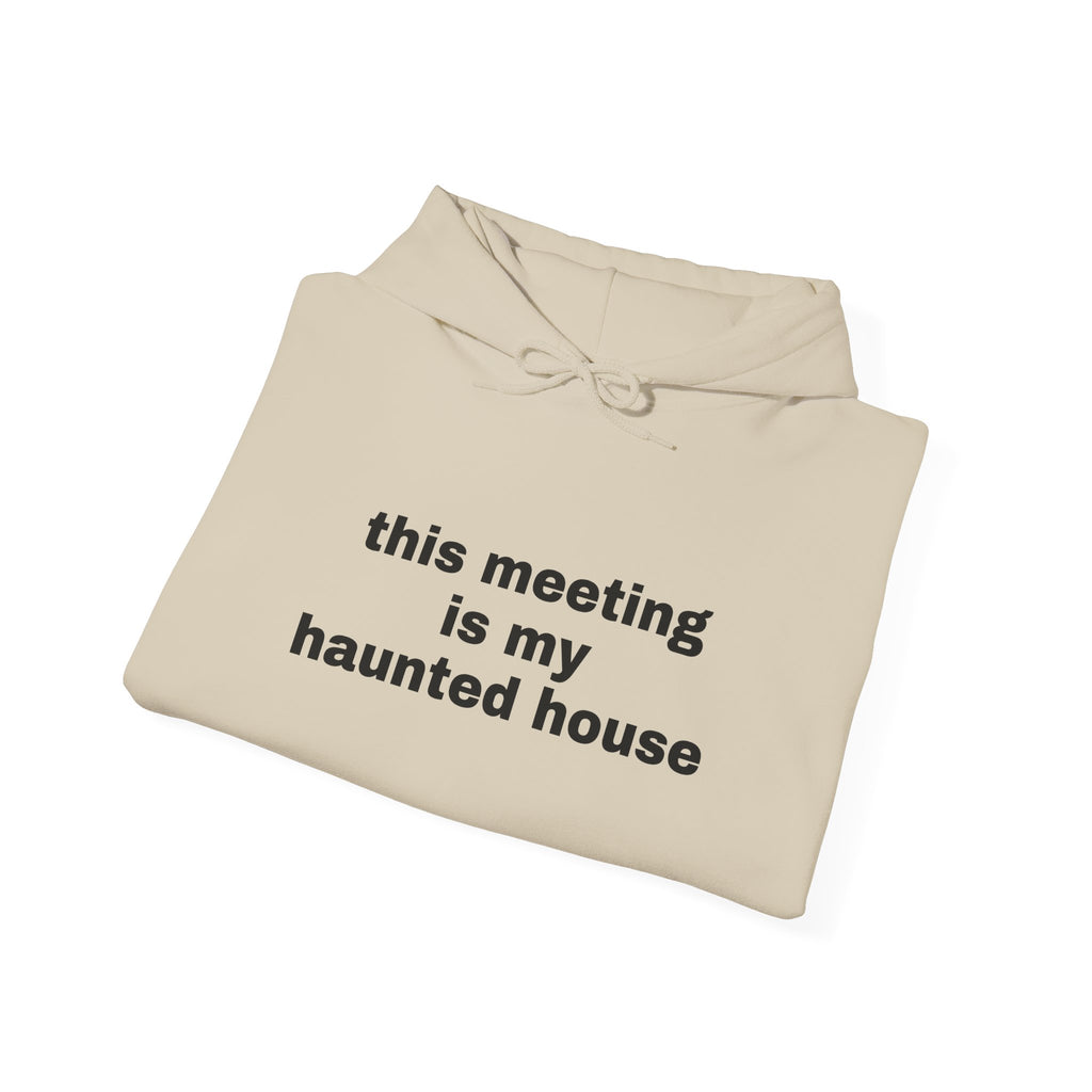 This Meeting Is My Haunted House Hoodie