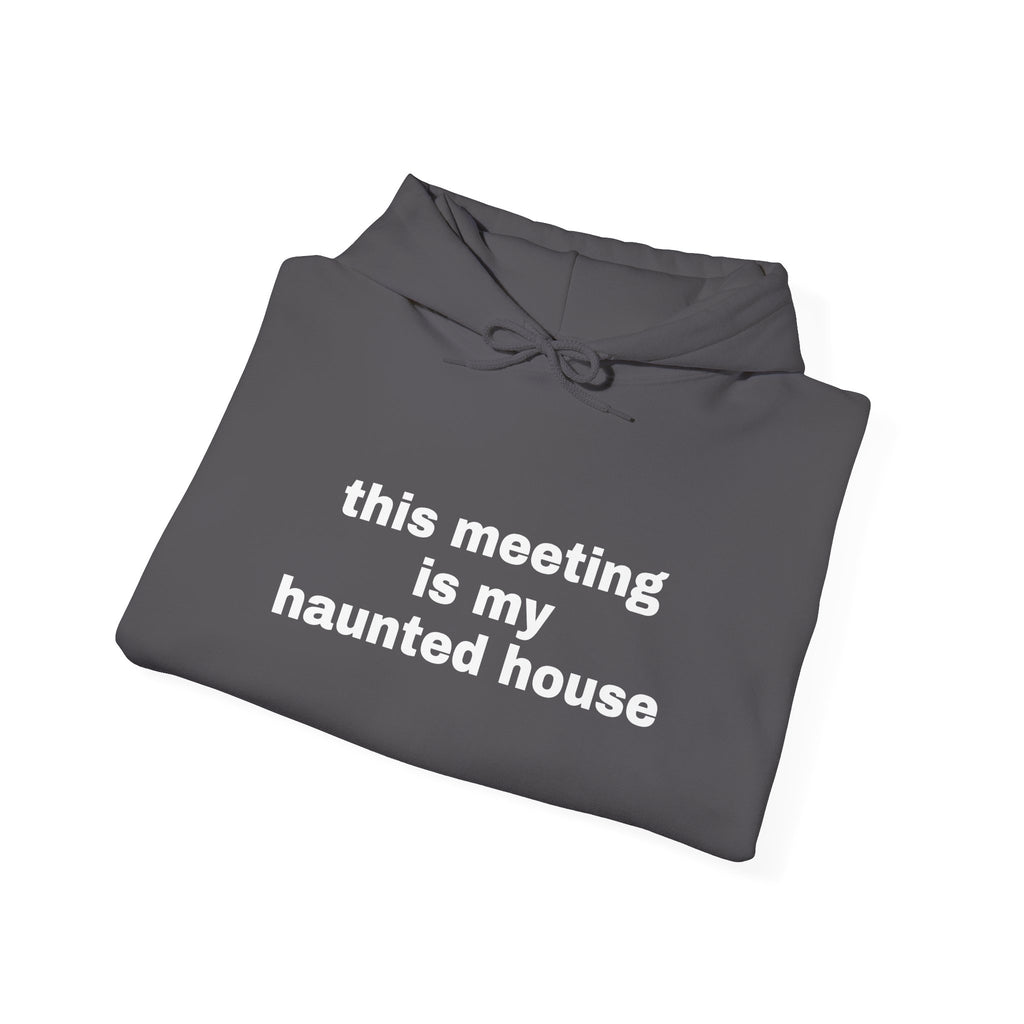 This Meeting Is My Haunted House Hoodie